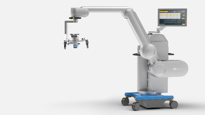 Medizinisches Hightech-Gerät für Mikrochirurgie mit integriertem Bildschirm
