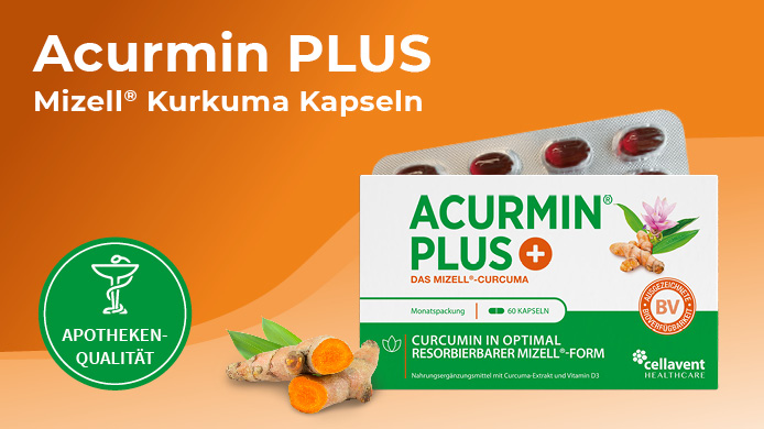 Kurkuma-Wirkung: Erfahrung mit Acurmin® PLUS