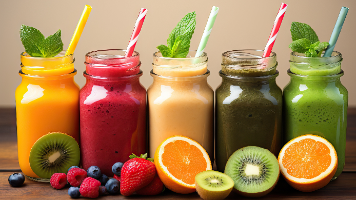 Frische Säfte aus dem Slow Juicer