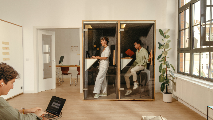 Telefonkabine Büro